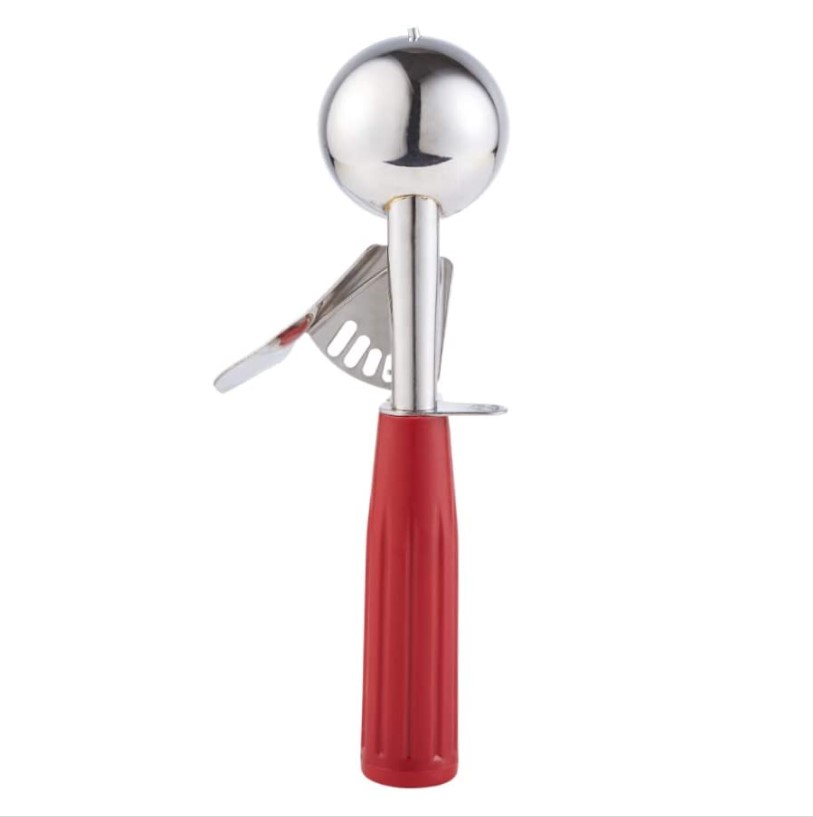 Múc Kem Lifestyle màu đỏ Inox ( 5cm )