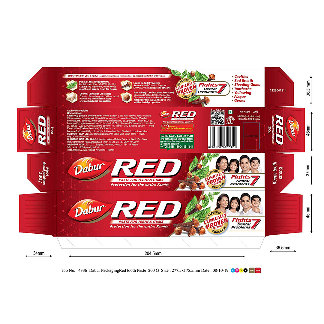 Kem đánh răng Dabur Red (200g)