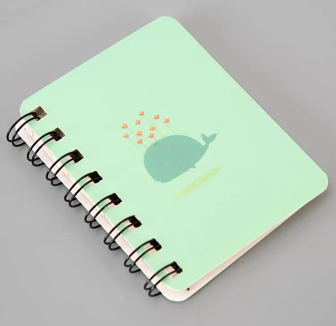 Sổ ghi chú nhỏ, sổ note có lò xo - set 2 cuốn