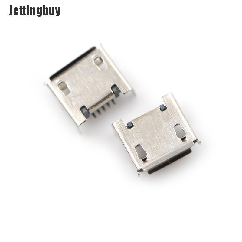 Jettingbuy 20 Cái Cổng Kết Nối Giắc Cắm DIP 5 Chân Micro USB Loại B Cái