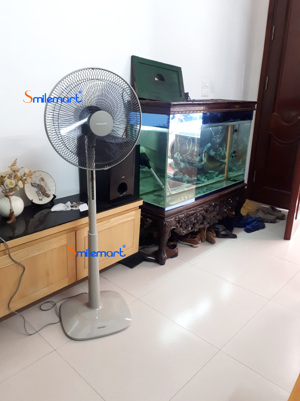 Quạt cây Panasonic F-409KBE (màu be)