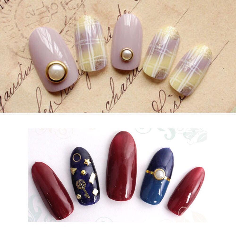 Bộ 200 hạt đá đính trang trí móng tay