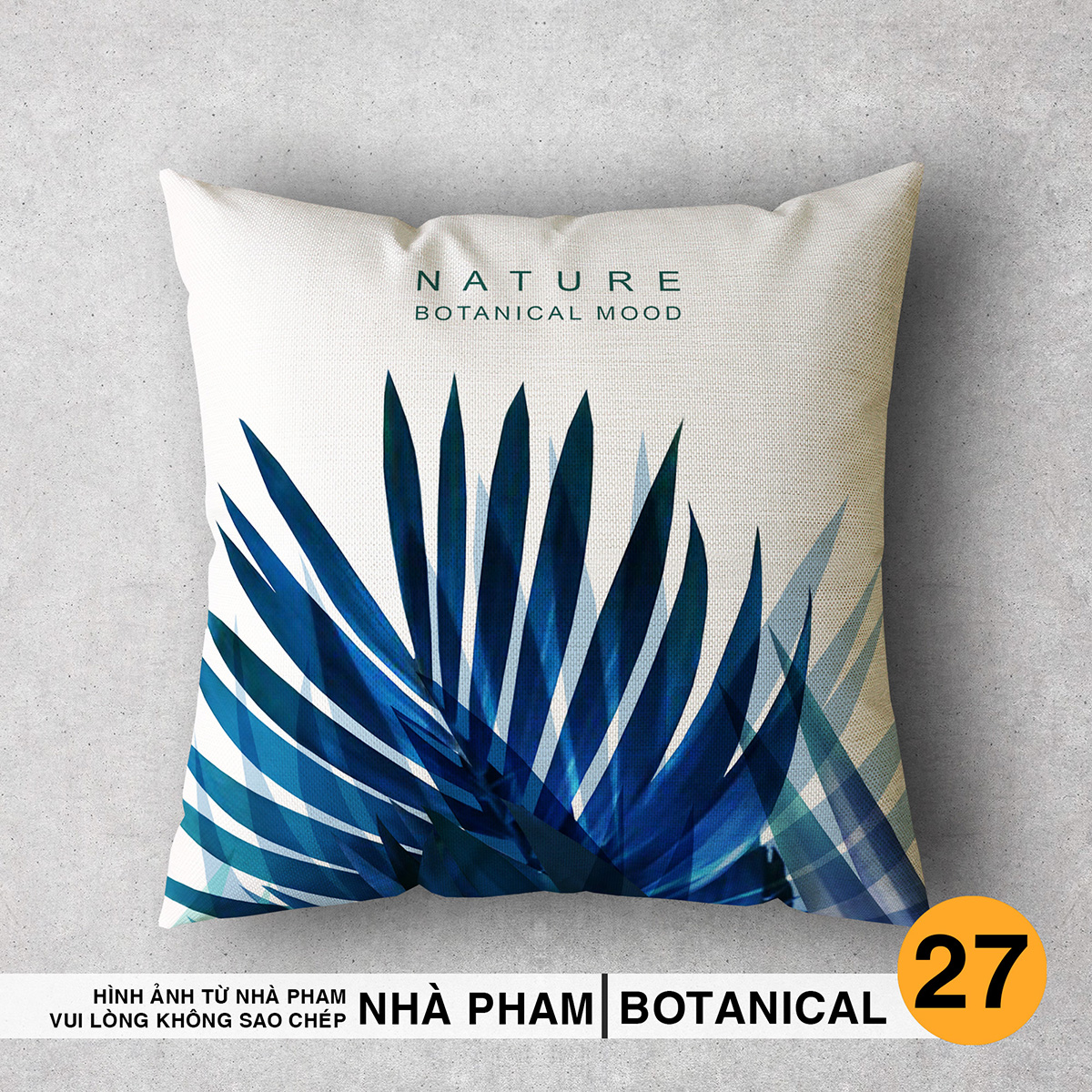 Gối Sofa Gối Trang Trí BOTANICAL (NO21- 40) (45x45cm)