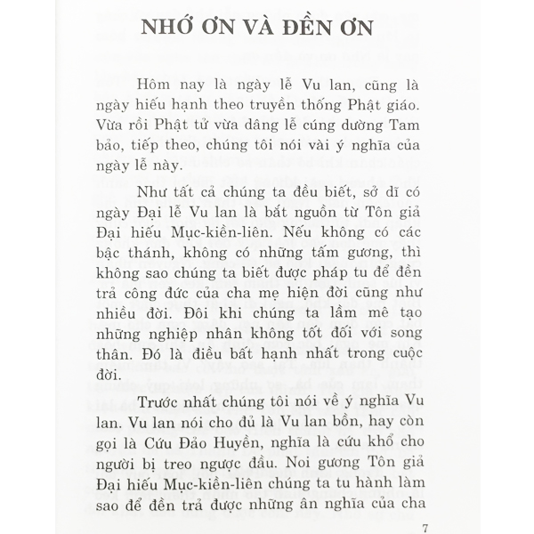 Sách - Công Đức Sanh Thành