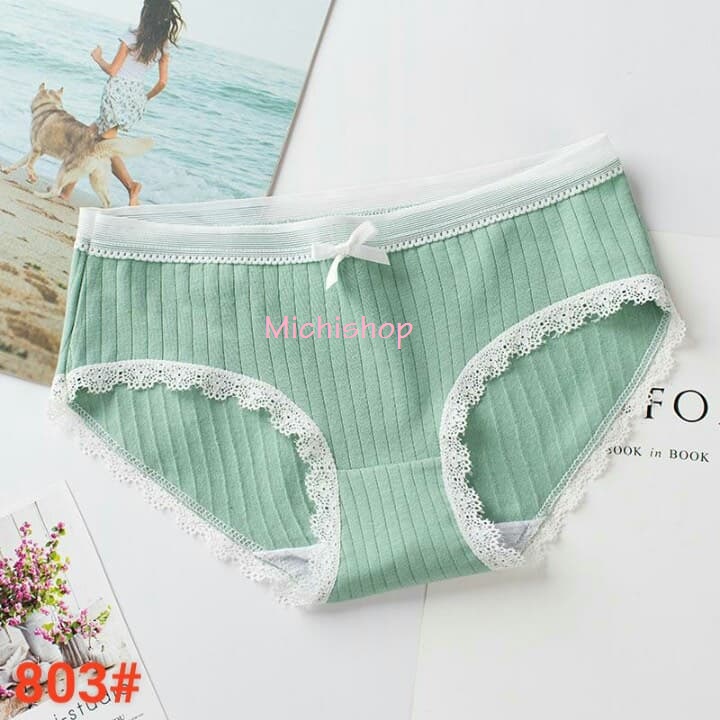 ( BÁN SỈ) 10 QUẦN LÓT COTTON TĂM CAO CẤP M001 (43-60KG)
