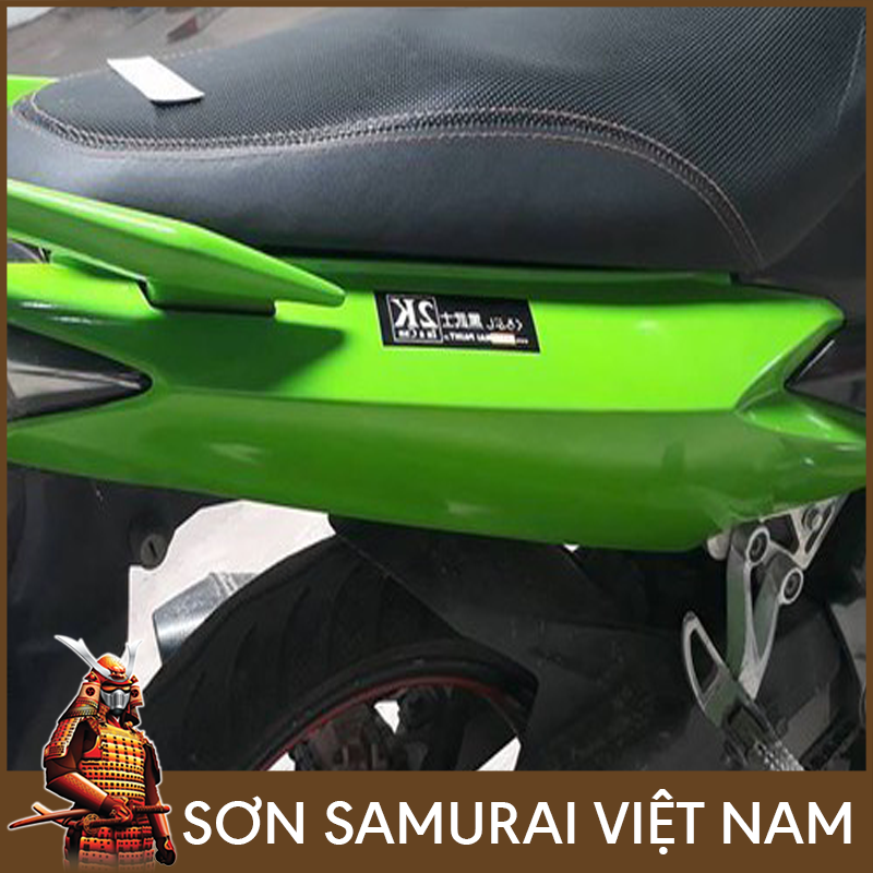 Sơn samurai xanh lá - Combo màu xanh lá K417 sơn xịt samurai