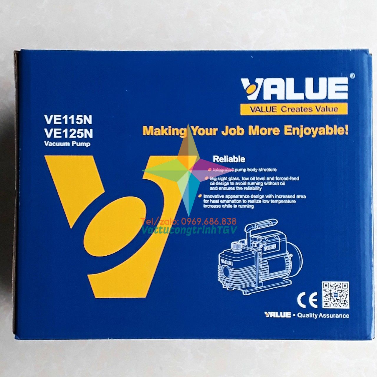 Máy hút chân không VALUE VE115N - 2.0 CFM
