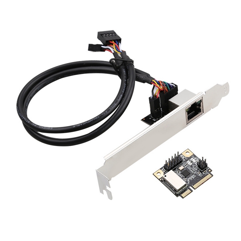 Bảng giá Mini PCI-E to Gigabit Ethernet Network Card 1000M RJ45 Port to Mini PCI Express Adapter RTL8111H Phong Vũ