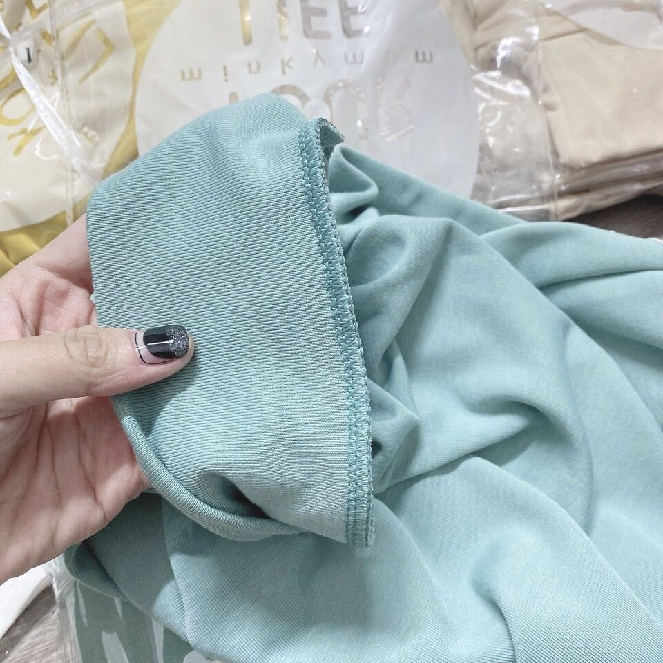 ÁO COTTON LEN CỔ 7P SIÊU DÀY DẶN CHO BÉ