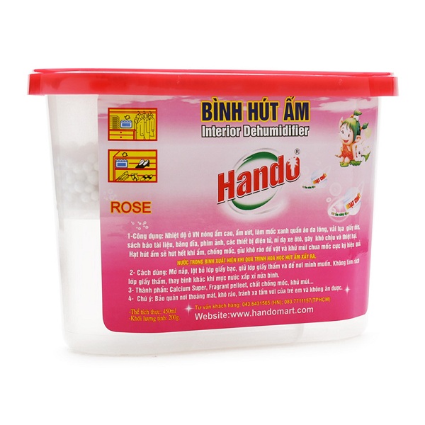 Bình Hút Ẩm Chống Ẩm Mốc Hando 450ml