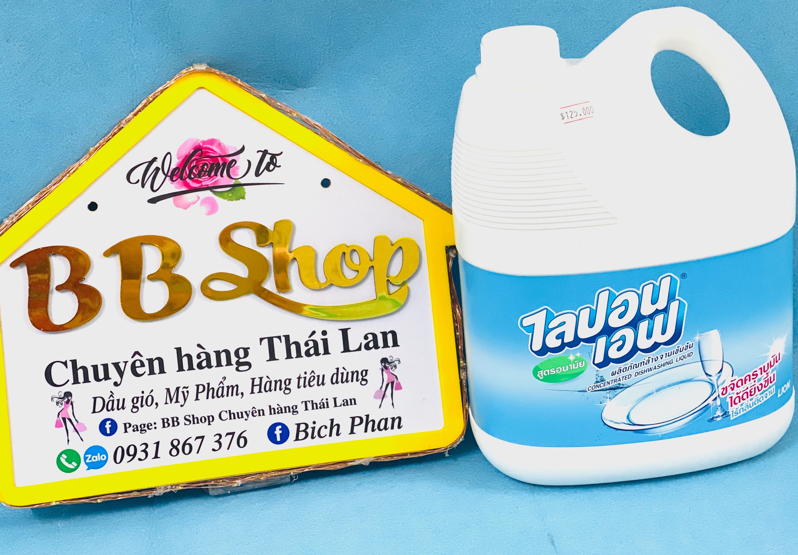 [HCM]Can Nước Rửa Chén Lipon không mùi Thái Lan
