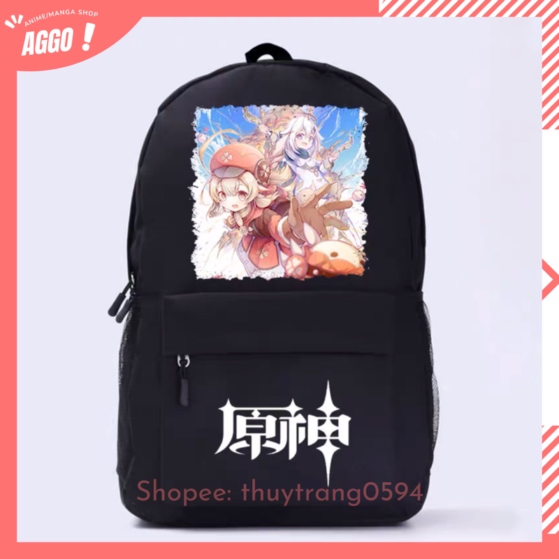 [ NHIỀU MẪU] Balo Đi Học game Genshin Impact Cực HOT