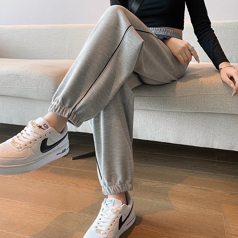 Quần thể thao nữ chạy viền quần jogger chất nỉ dày dặn NHẬT LINH - Q99