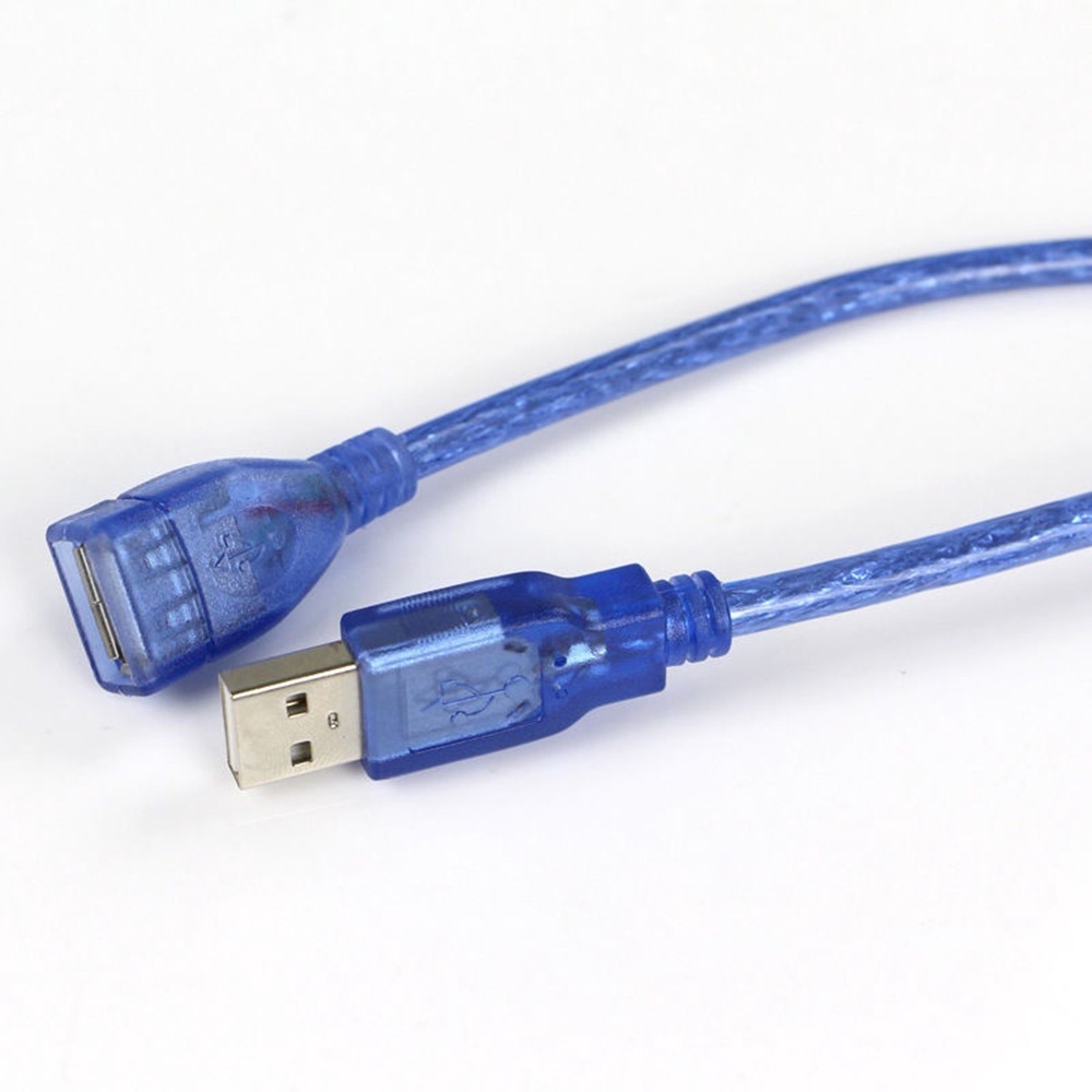 [HCM]Cáp nối USB sợi ngắn dài 25cm màu xanh