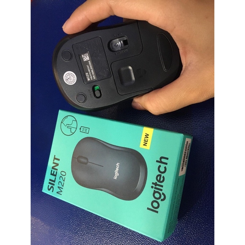 Chuột không dây Logitech M220 Silent