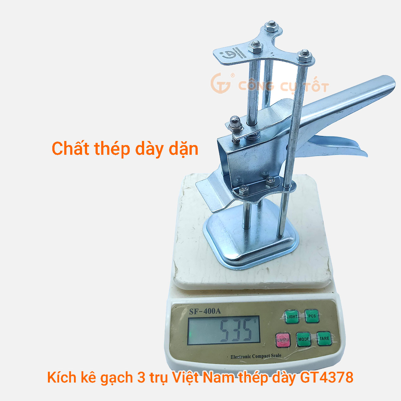 10 chiếc Kích kê gạch ốp tường - con đội lấy cốt gạch 3 trụ