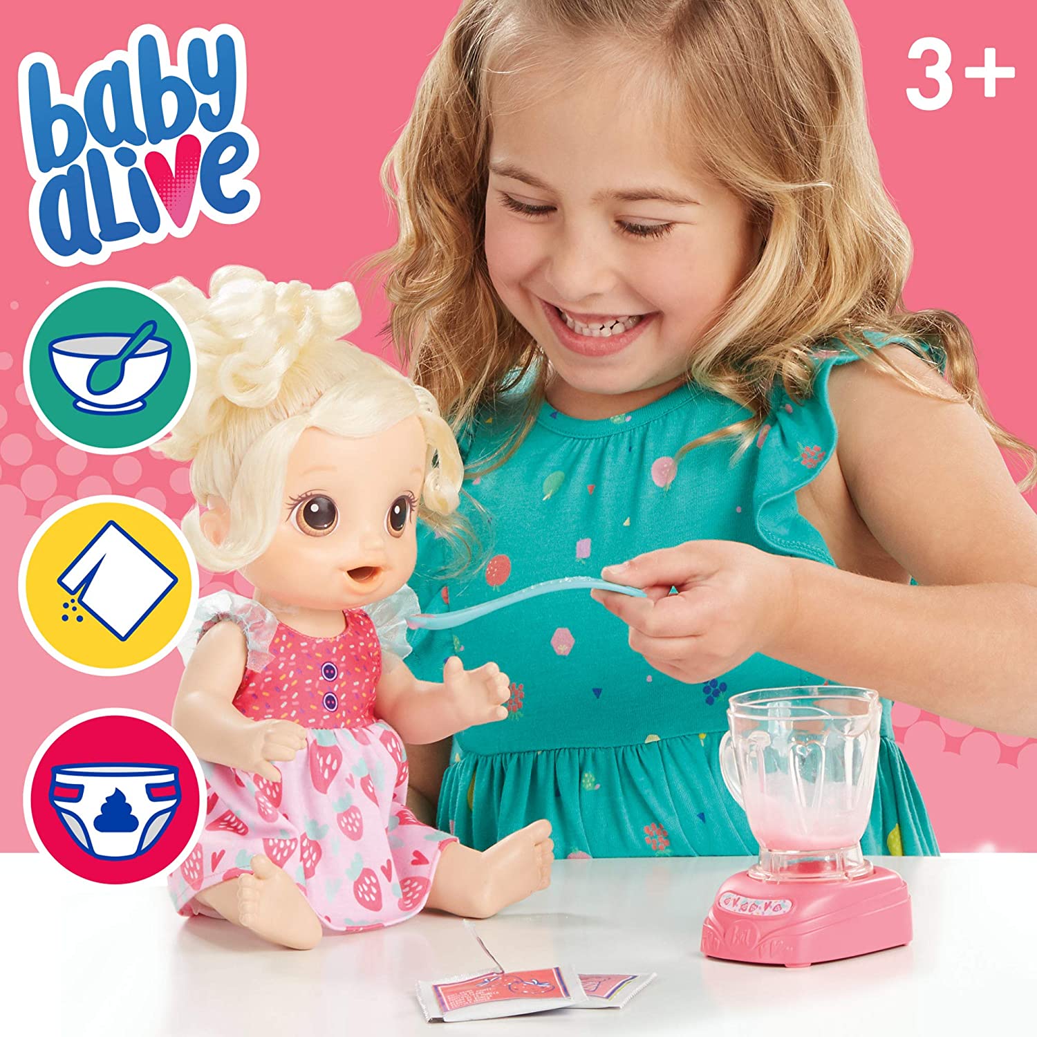 Đồ chơi BABY ALIVE - Bé Cherry tiểu thư - Mã SP E6943