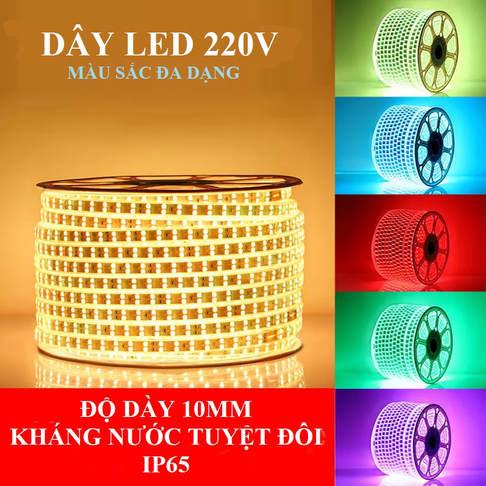 Đèn Led dây đôi 5730 siêu sáng 2 hàng chống nước IP65 ( Đơn giá / 1 mét )
