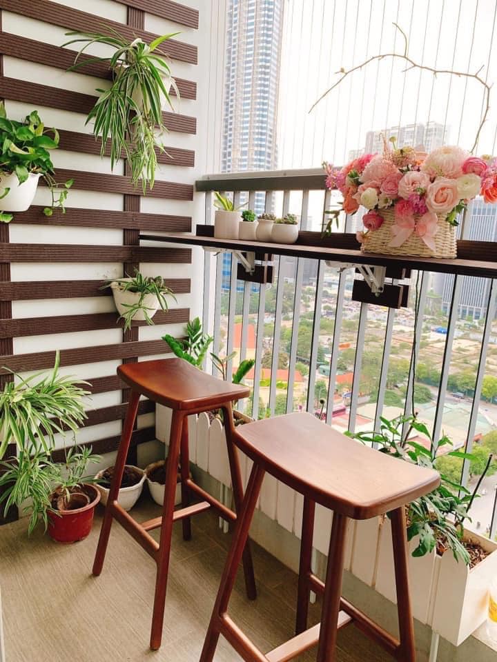 Ghế quầy bar gỗ sồi phong cách Châu Âu (cao 60 cm)