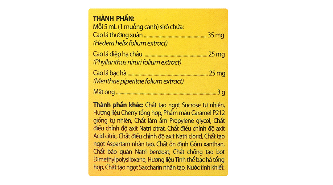 Siro ho thảo dược Woods Herbal 60ml