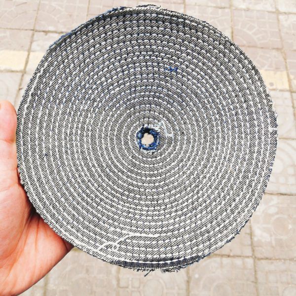 Nỉ bò đánh bóng 100mm - đánh bóng kim loại