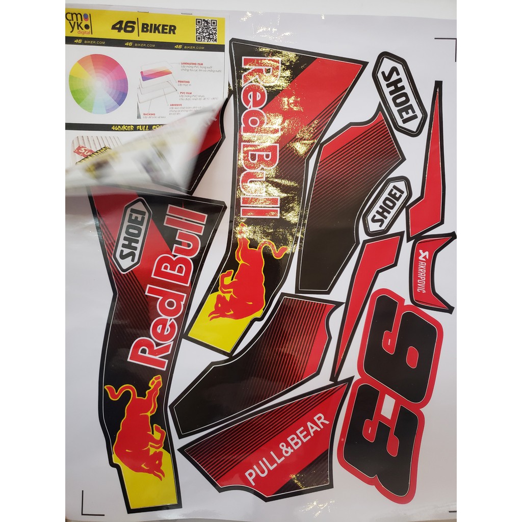 Bộ tem dán nón Fullface Agu
