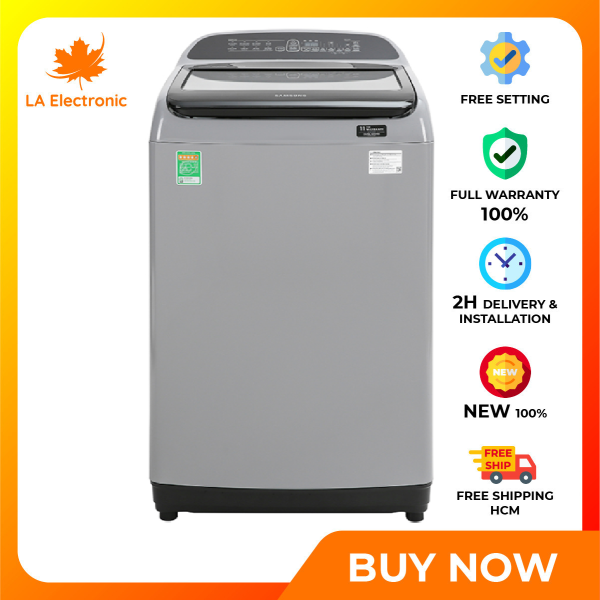 [Trả góp 0%] - Máy giặt - Samsung Inverter 10 kg washing machine WA10T5260BY/SV - Free shipping HCM chính hãng
