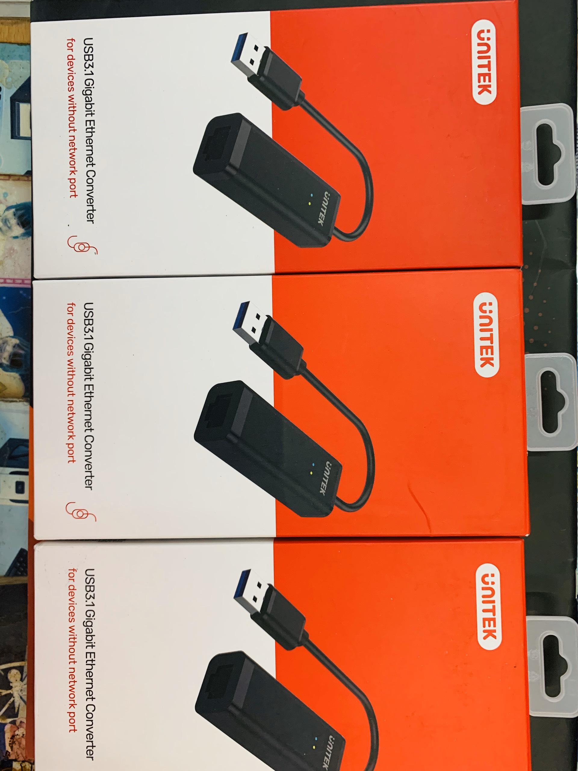 [HCM]Cáp chuyển USB sang mạng Lan Gigabytes Unitek Y-3470