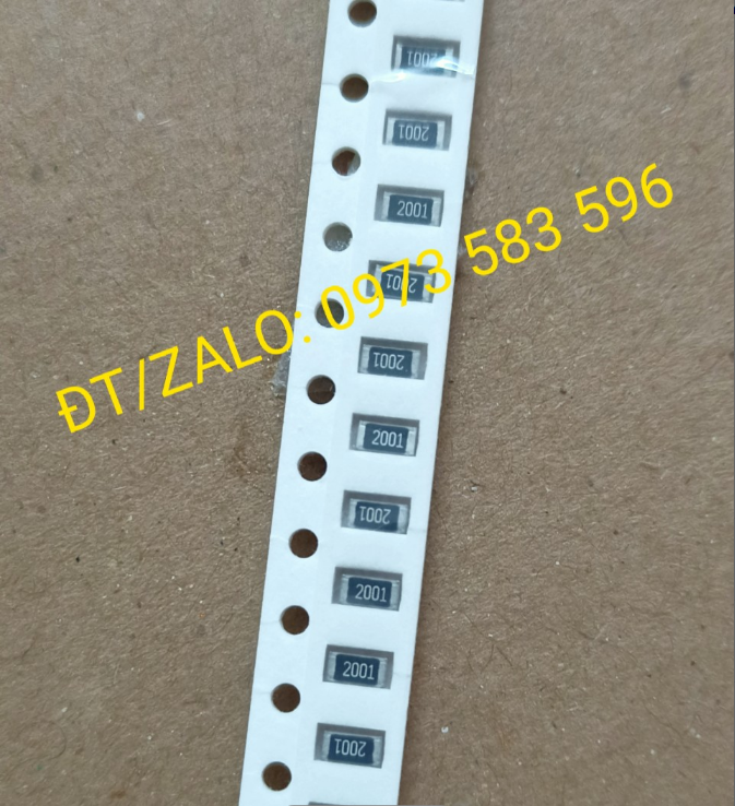 Điện Trở Dán 2001 2KΩ  1206 1/4W (100 con/Túi)