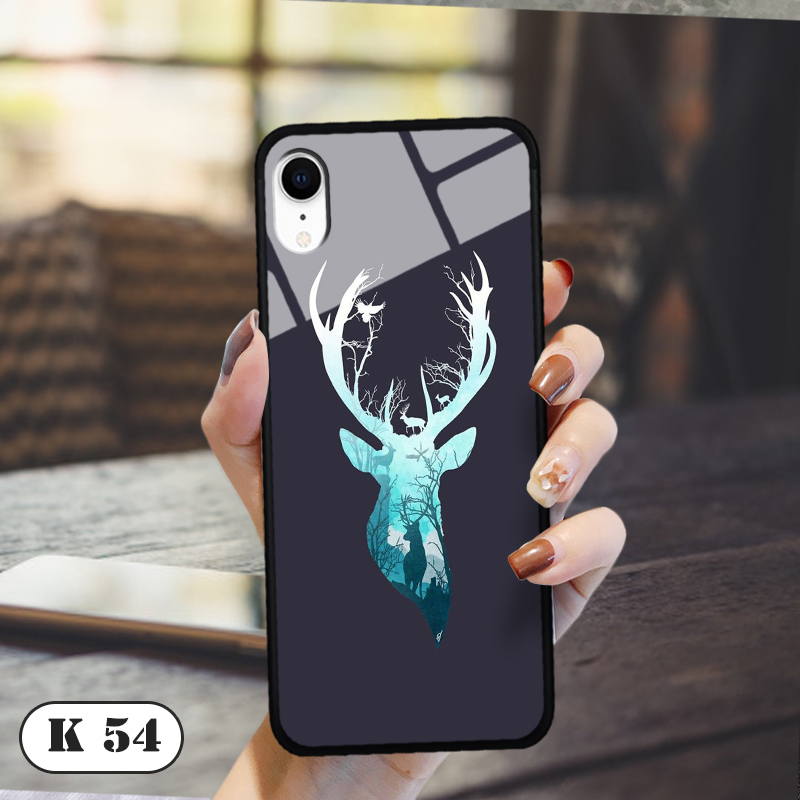 Ốp lưng kính 3D điện thoại IPHONE XR