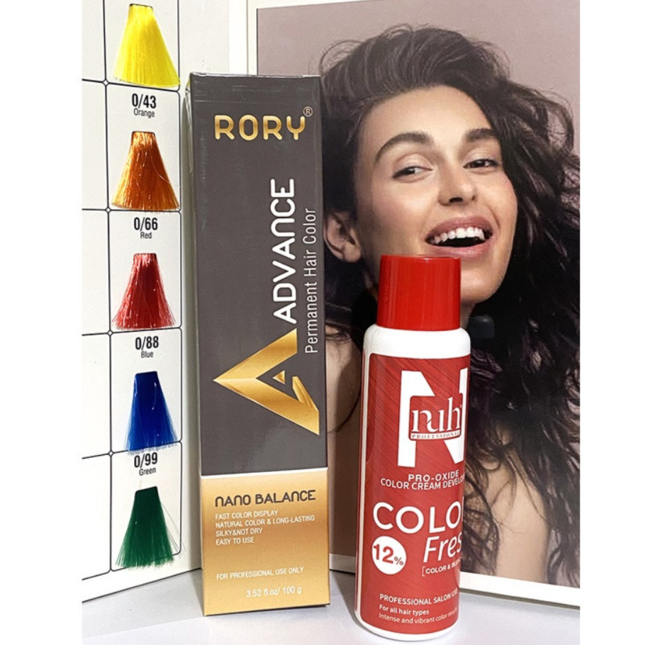 MÀU RORY PHỦ BẠC NÂU ĐEN 100ml