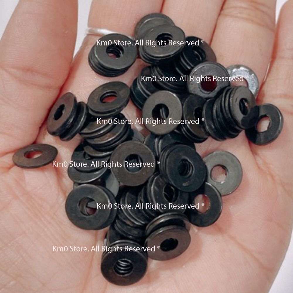 Set 10 Lông Đền Thép Mạ Đen Size M8 (8 Li) M113319