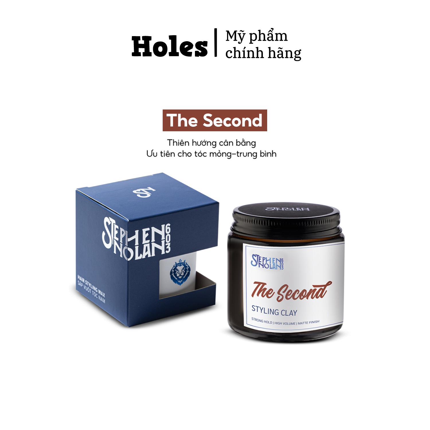 Sáp vuốt tóc The Second Styling Clay dành cho tóc mỏng