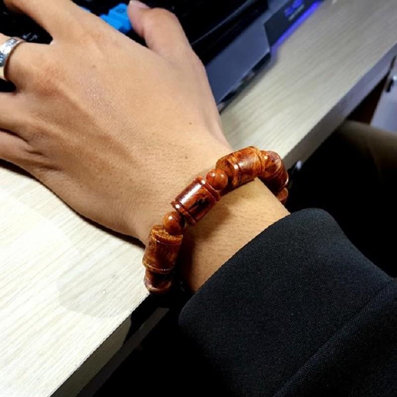 [HCM]Vòng đeo tay gỗ huyết long 12 ly