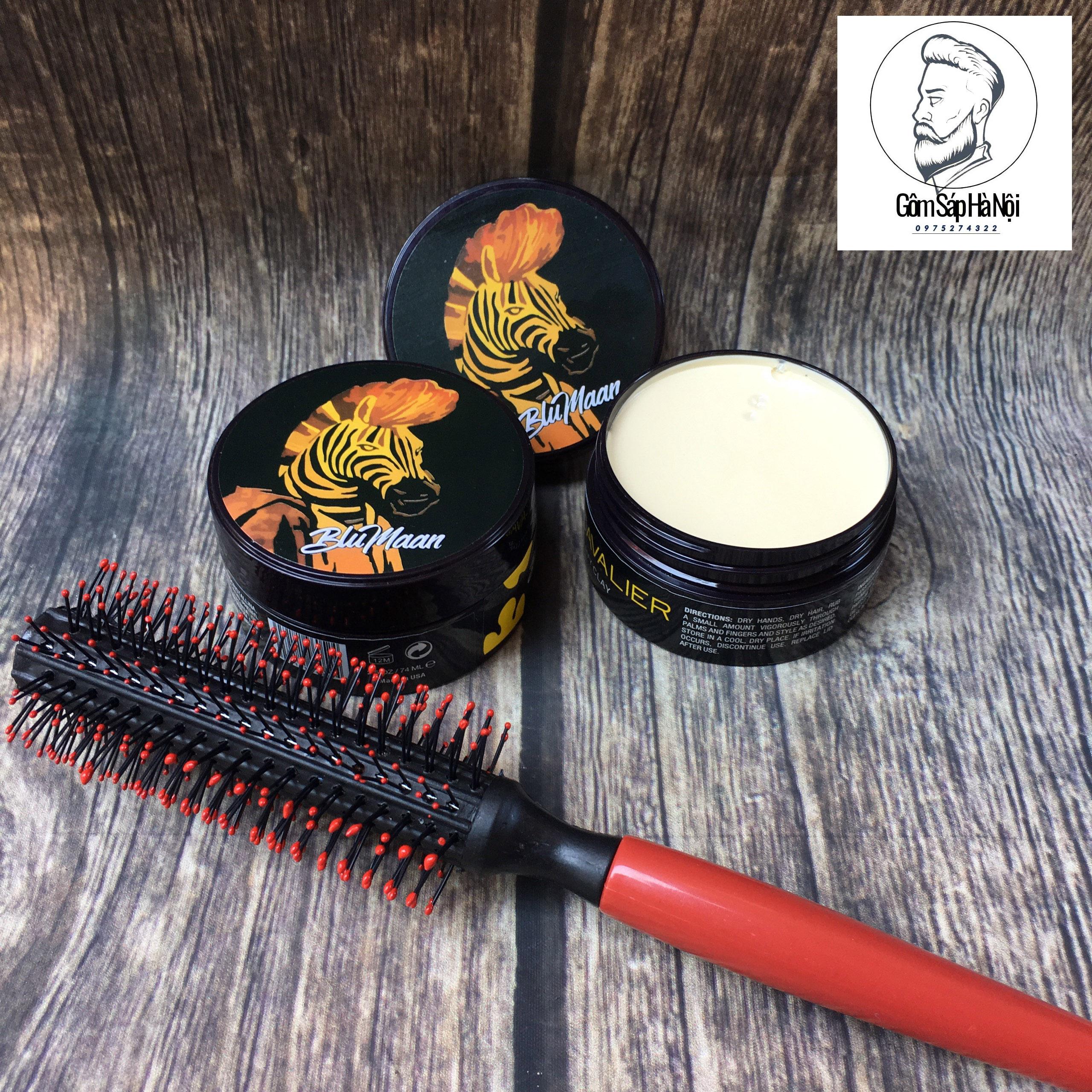 Sáp Vuốt Tóc Nam BluMaan Cavalier Heavy Clay [Ngựa Vằn]