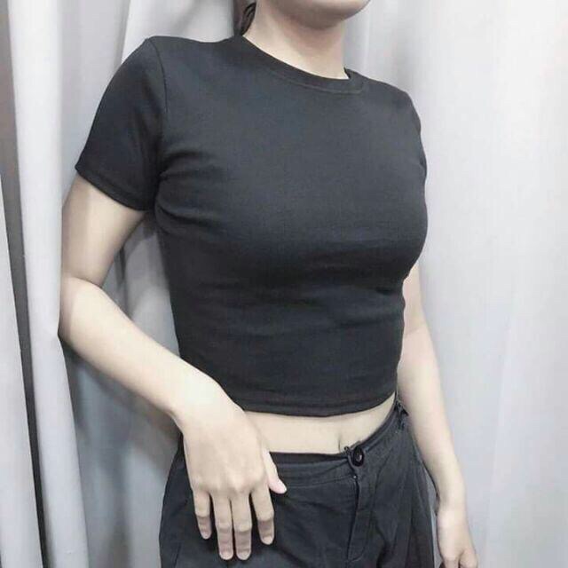 Áo croptop thun gân KA2908