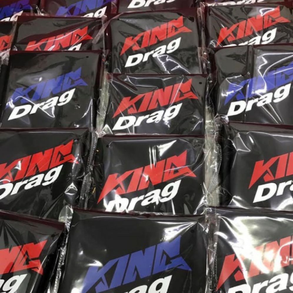 áo yên king drag chữ nhỏ dream wave sirius exciter - vỏ da bọc yên xe