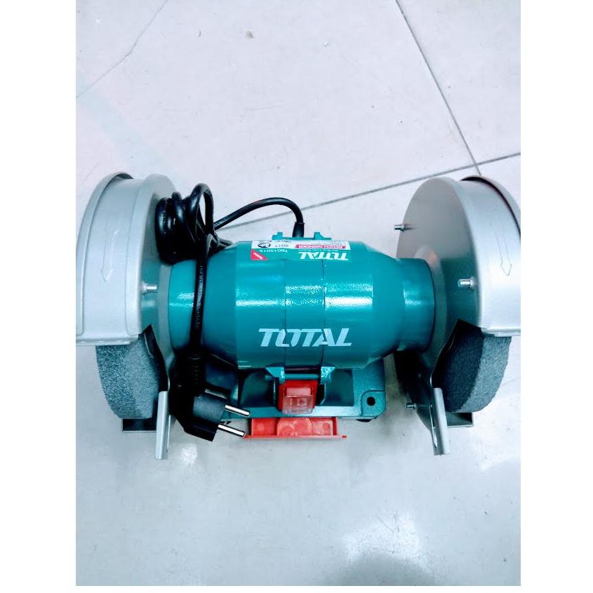 150MM - 150W MÁY MÀI ĐỂ BÀN 2 ĐẦU ĐÁ TOTAL - TBG15015 (Kèm bộ nắp chắn, 2 đá mài, dụng cụ tháo lắp)