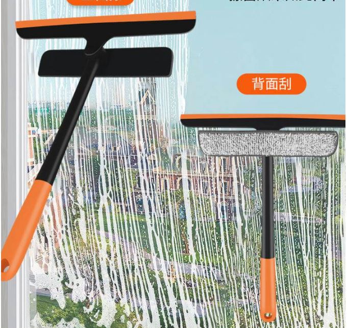 Cây Lau Kính Đa Năng Thông Minh Mini Xoay 360 độ, Gạt Kiếng Thông Minh 3 in1