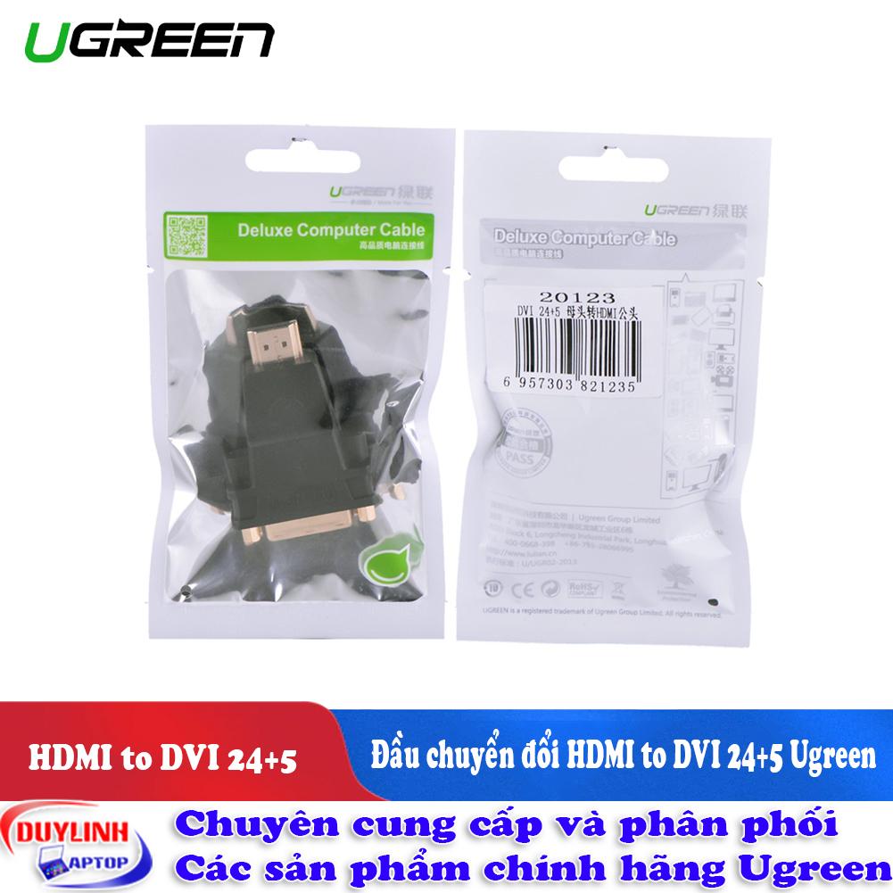 Đầu chuyển đổi HDMI to DVI 24+5 Ugreen