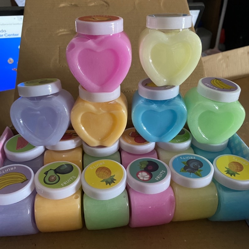 Đồ Chơi Slime - Chất Dẻo Ma Thuật Lọ Hình Trái Tim