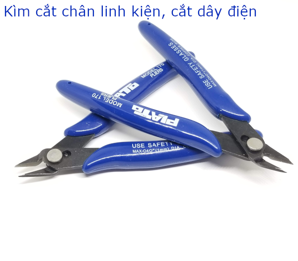 Kiềm Cắt Chân Linh Kiện 170 Dài 130Mm Tiện Dụng
