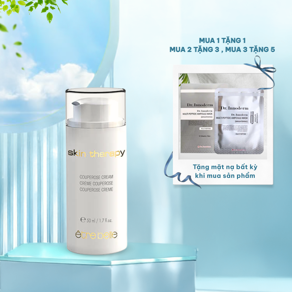 Kem Phục Hồi Tái Tạo Da Couperose Être Belle 50ml - Làm Dịu Da Nhạy Cảm, Giảm Đỏ, Tái Tạo Da