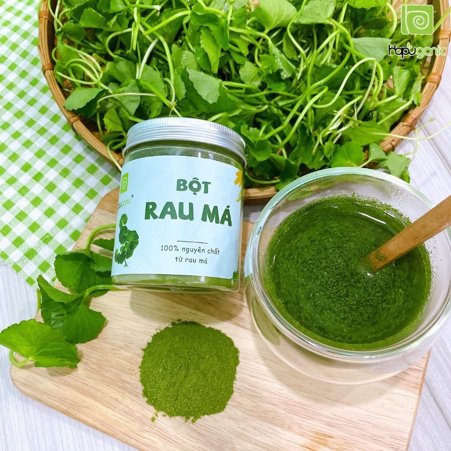 Bột Rau Má Sấy Lạnh Nguyên Chất Đắp Mặt Hapuganic