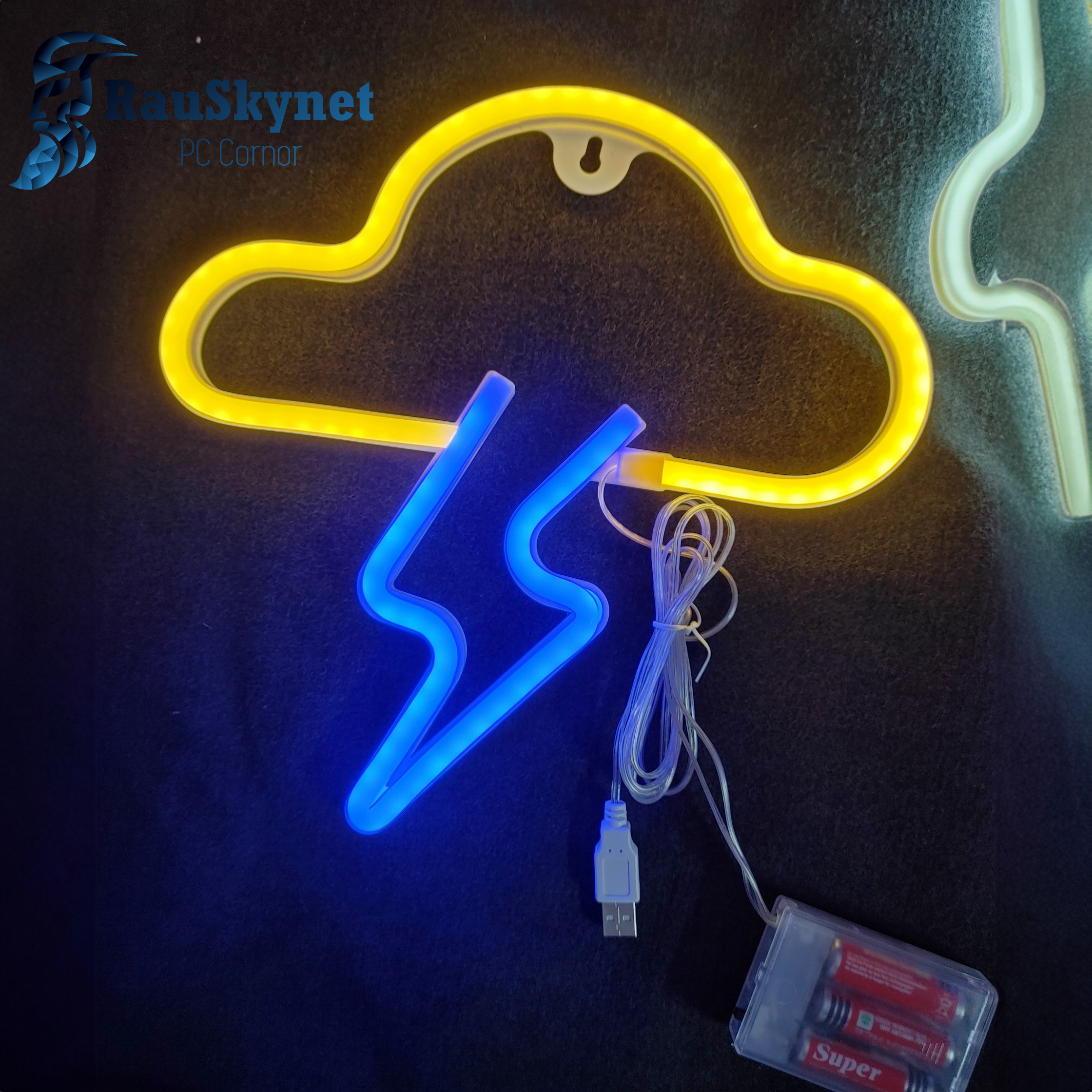 Đèn led neon trang trí phòng, decor phòng ngủ - phòng game
