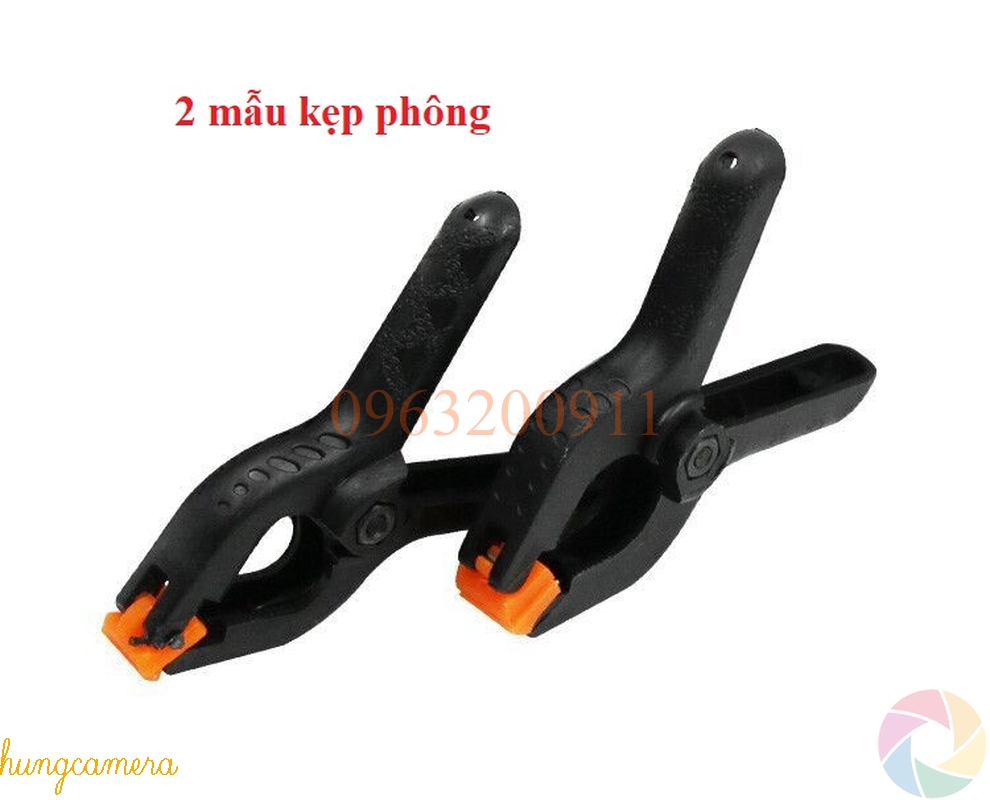 Kẹp phông nền chụp ảnh Studio ( nhiều cỡ 15cm/ 12cm/ 9cm/ 7cm)