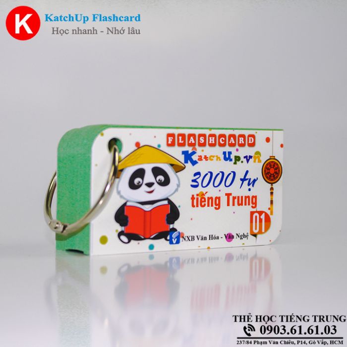 Bộ Flashcard 3000 Từ Vựng Tiếng Trung A (1500 từ)