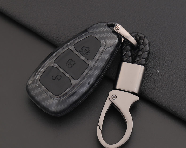 Ốp Chìa Khóa Xe Ford Ecosport 2014 2015 2016 2017 + kèm móc khóa MCB