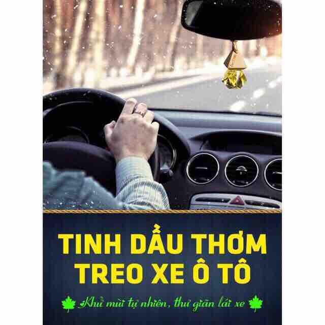 Tinh dầu xả chanh treo phòng, xe thơm lừng