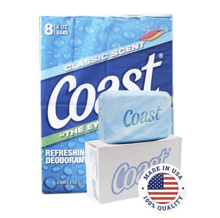 [HCM]Lốc 8 cục xà bông COAST Mỹ  mỗi cục 113g
